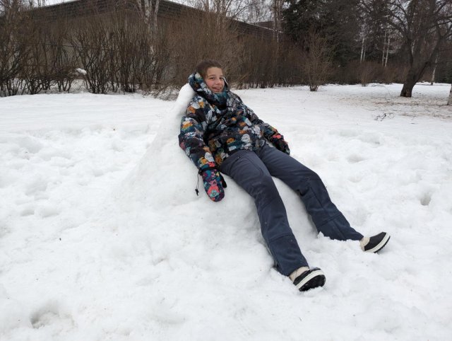 The snow throne