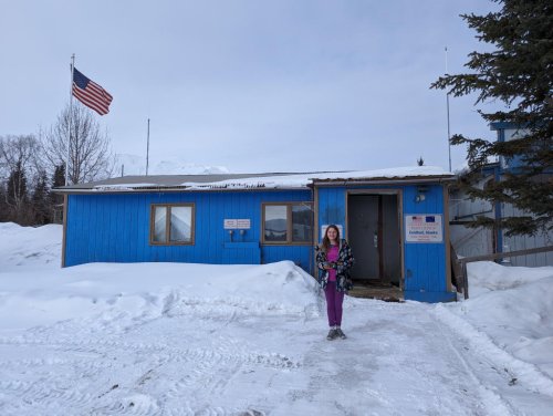 At the Coldfoot post office