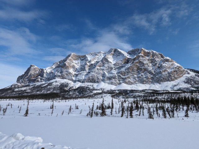 Arctic safari, pretty mountain