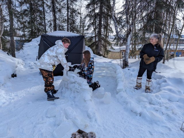 Another round of igloo construction