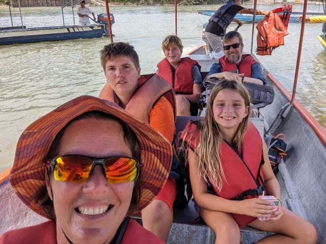 Canoe to the hotel