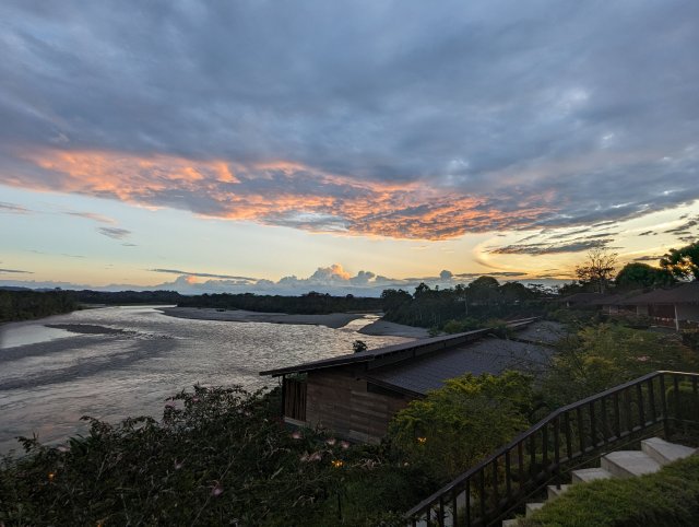 Rio Napo sunset 2
