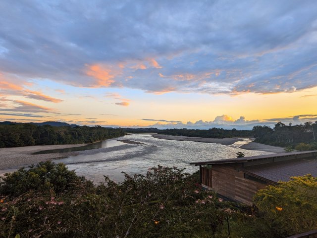 Rio Napo sunset