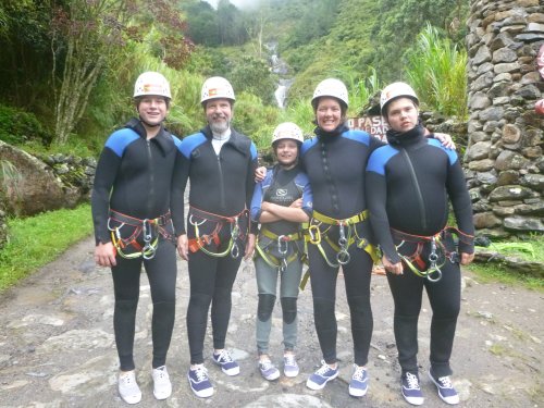 Ready for canyoning