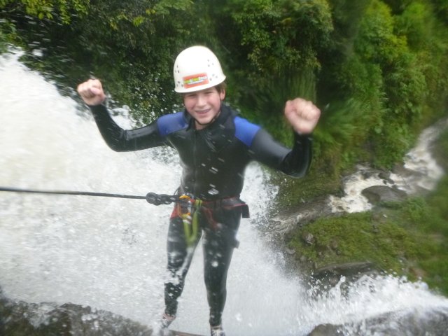 No hands over the edge of the last waterfall