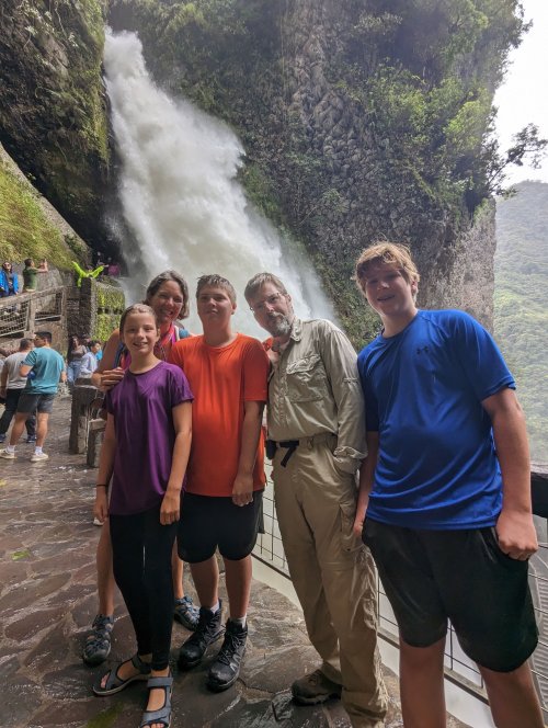 Family at Devil's Cauldron