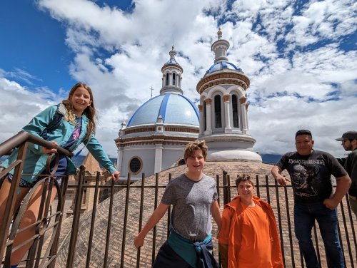Basilica kids with Freddy
