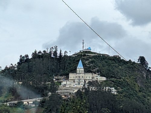 Church overlooking Cuenca