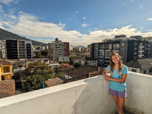 Quito hotel Adeline balcony