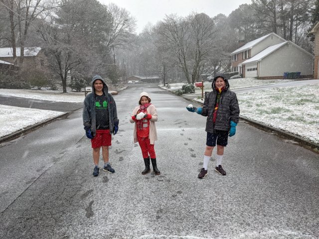 Smattering of snow