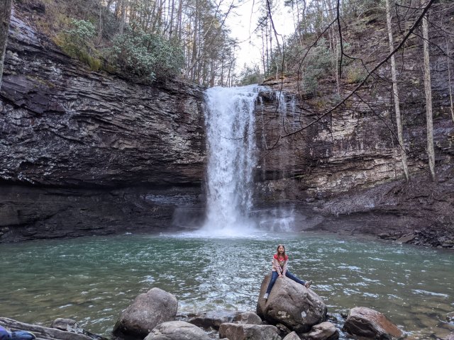 Canyon waterfall
