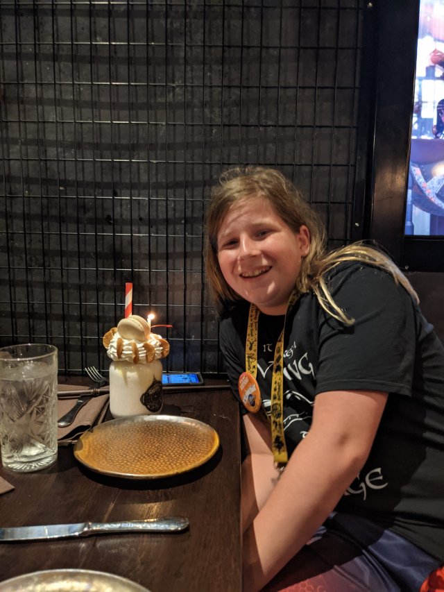 Birthday milkshake!