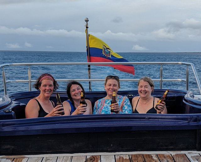 Moms in the hot tub